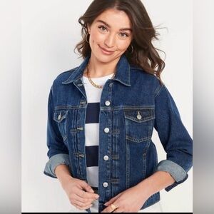 Old navy denim jacket size large NWOT